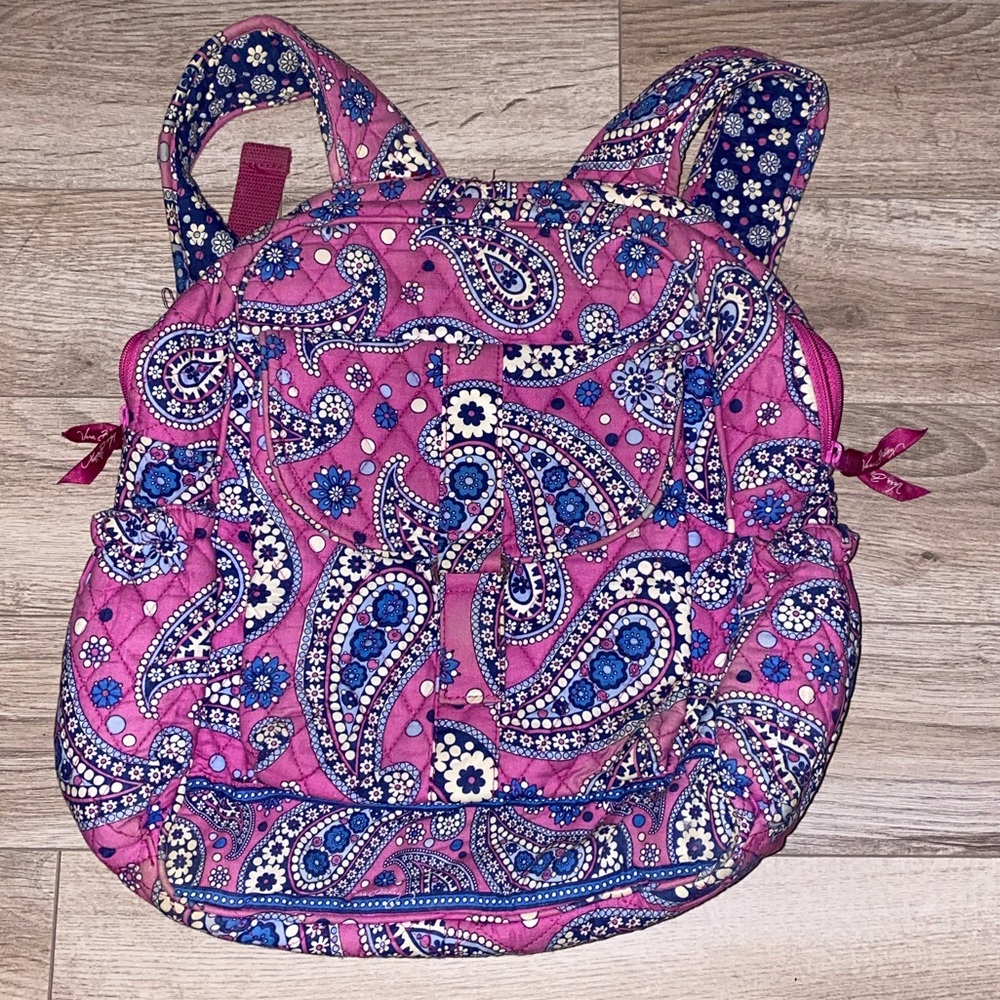 Vera Bradley Backpack Boysenberry Pattern